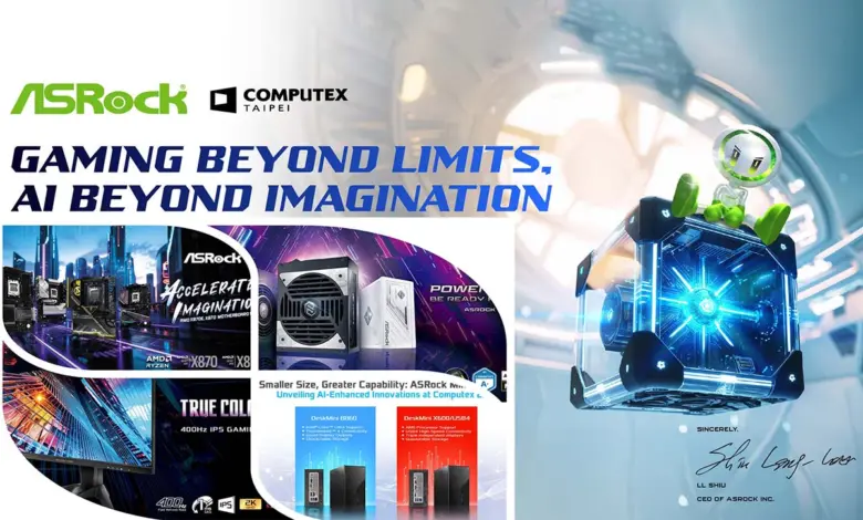ASRock au Computex 2025 : des innovations qui vont faire parler d'elles ! 1 asrock computex 2025 x870e taichi ocf