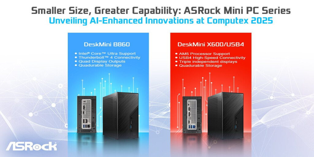 ASRock au Computex 2025 : des innovations qui vont faire parler d'elles ! 5 asrock mini pc computex