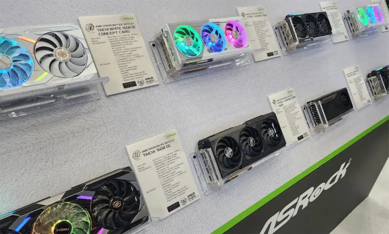 asrock radeon gpus computex 2025