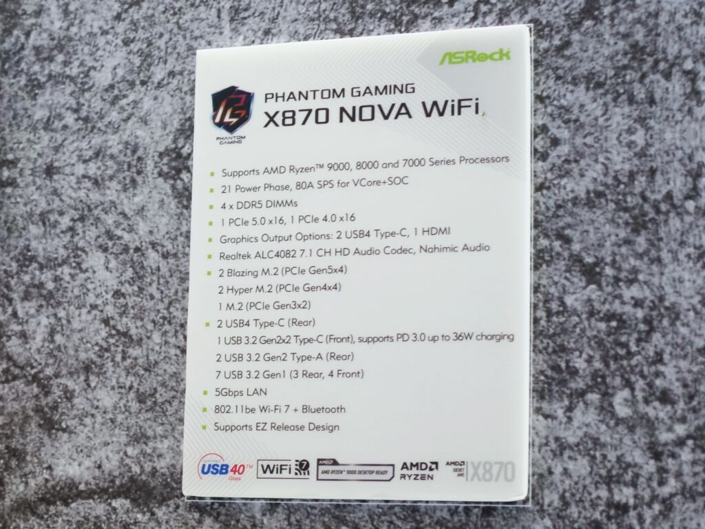Computex 2025 : ASRock élargit sa gamme X870, la Taichi OCF déjà en vedette 8 asrock x870 nova wifi specs