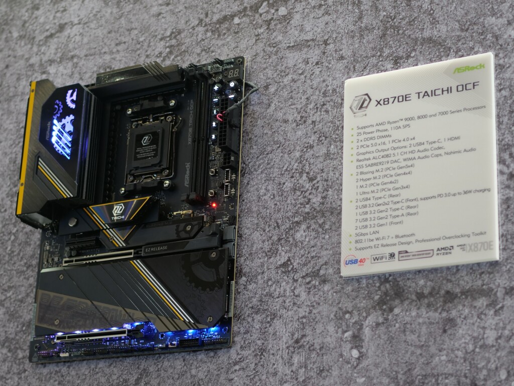 ASRock X870E Taichi OCF : l'OC Formula débarque sur Ryzen 4 asrock x870e taichi ocf 03