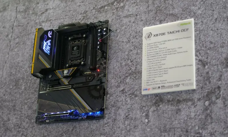 ASRock X870E Taichi OCF : l'OC Formula débarque sur Ryzen 1 asrock x870e taichi ocf hero