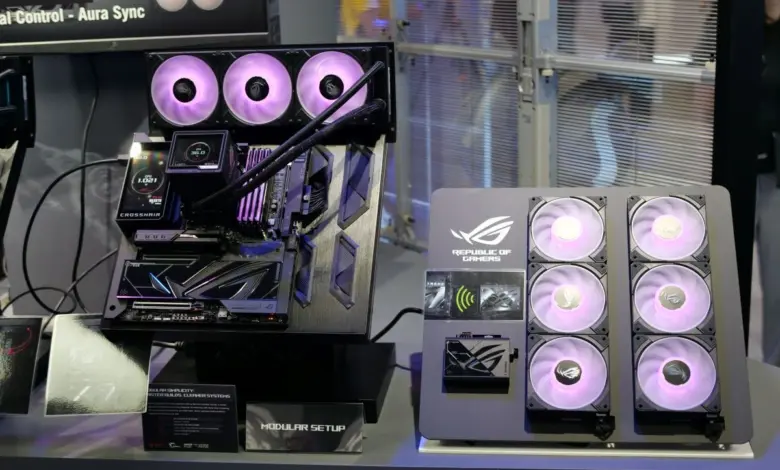 ASUS ROG Modular Simplicity : bientôt la fin des câbles en pagaille ? 1 asus rog modular simplicity hero