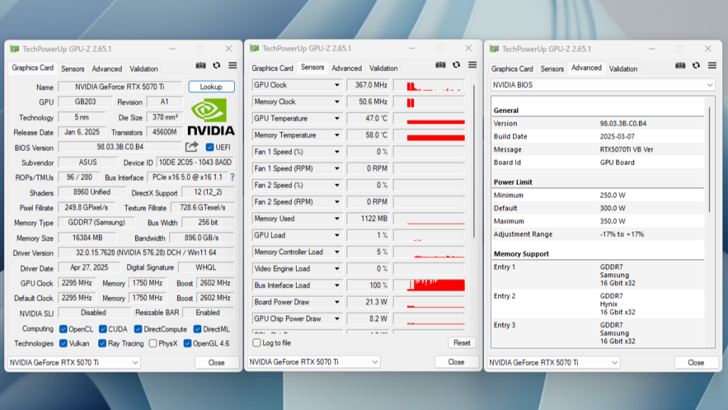asus rog rtx 5070 ti oc strix mode quiet