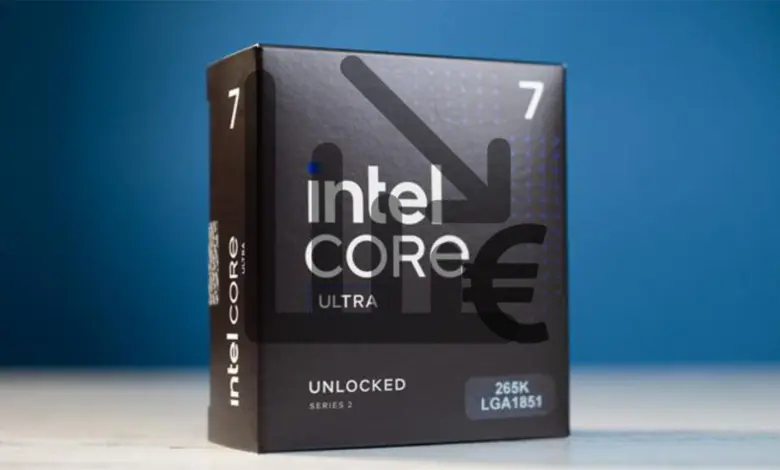 Intel casse les prix sur ses processeurs Arrow Lake : les Core Ultra 7 265K en ligne de mire 1 baisse prix intel core ultra u7 265k Hero
