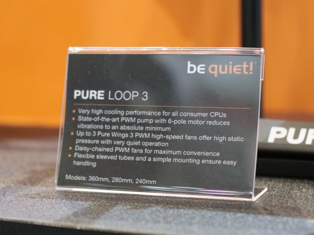 Nouveaux AIO Pure Loop 3 et 3 LX : be quiet! muscle son jeu au Computex 2025 8 be quiet pure loop 3 360 03