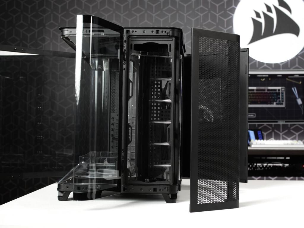 Corsair AIR 5400 : boîtier triple chambre haut de gamme dévoilé au Computex 2025 6 corsair air 5400 computex 2025 08