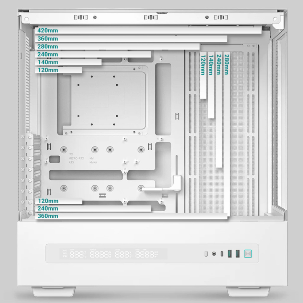 deepcool CH690 DIGITAL rads