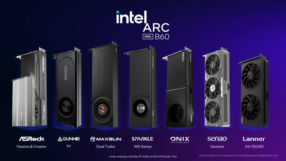 Intel Arc Pro B60 Dual 48 Go : Maxsun ressuscite le bi-GPU pour l’inférence IA 5 intel arc pro 01