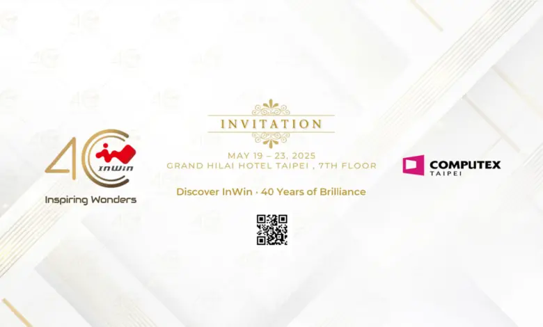 InWin au Computex 2025 : 40 ans d'innovation et de design au service des passionnés 1 inwin computex 2025 hero