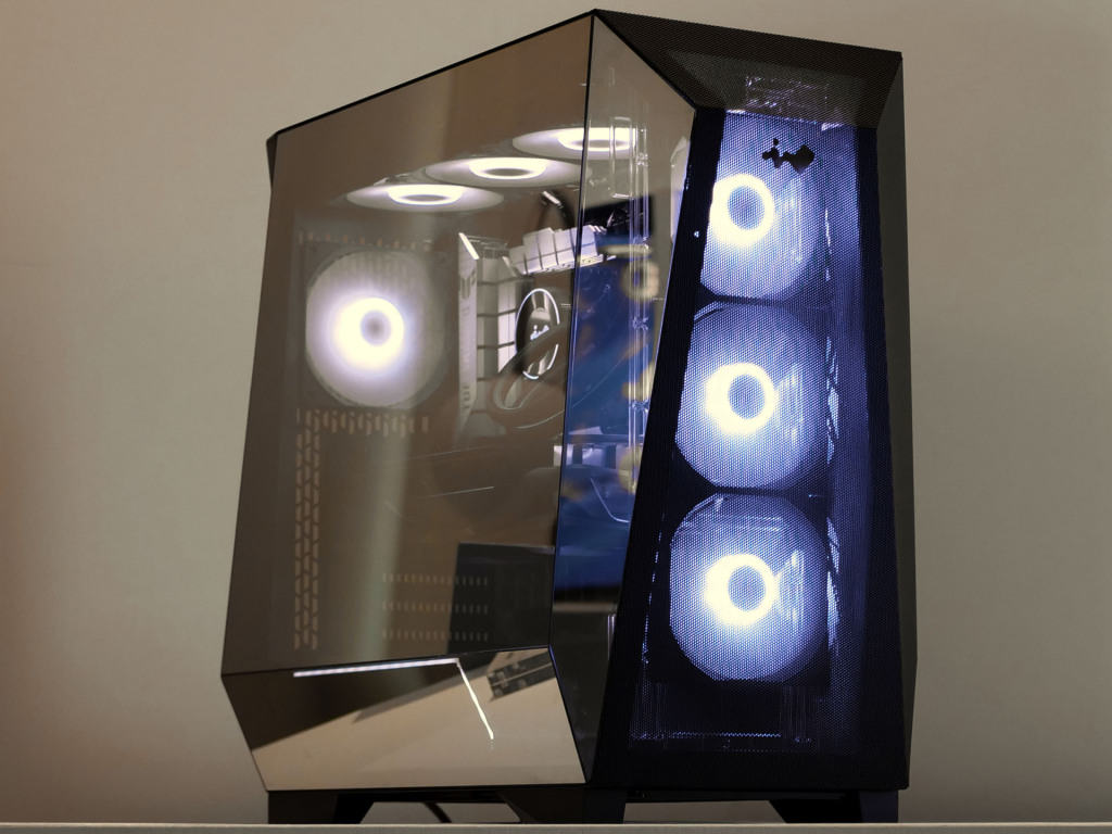 InWin PRISM : le boîtier haut de gamme s'offre une version blanche remarquée au Computex 2025In 5 inwin prism black 03