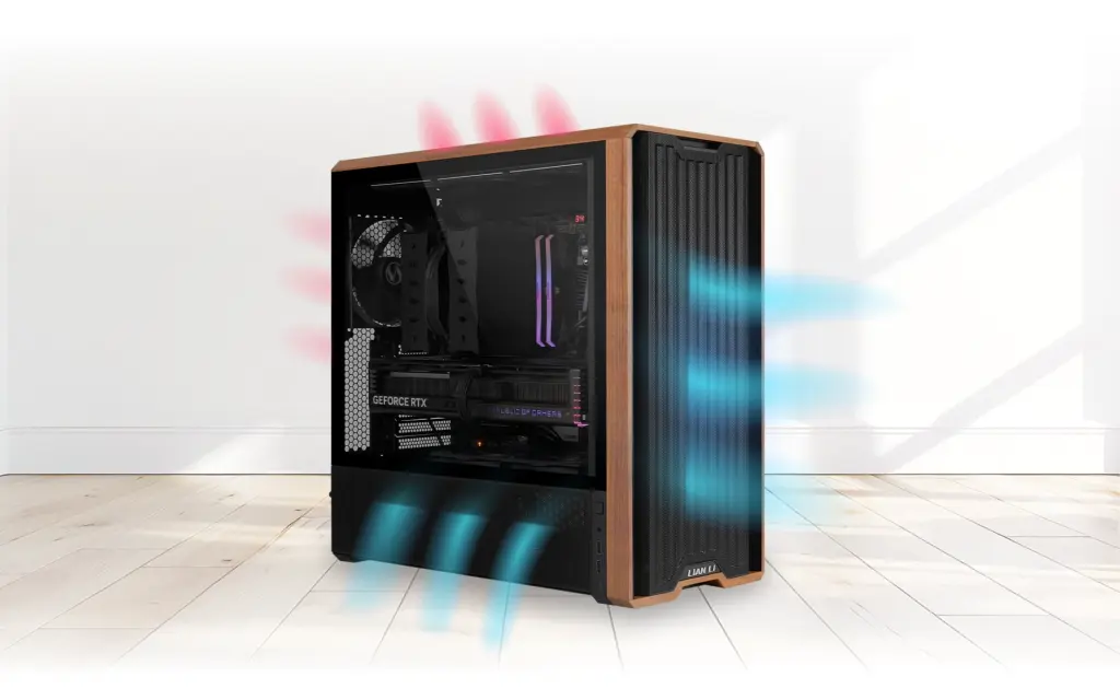 LIAN LI LANCOOL 217 : un boîtier moyen tour haut de gamme pensé pour le flux d’air et le style 3 lian li lancool 217 01