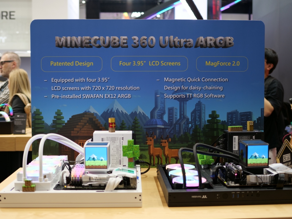 Thermaltake Computex 2025 : la gamme complète en mode grand spectacle 19 minicube 360 ultra argb