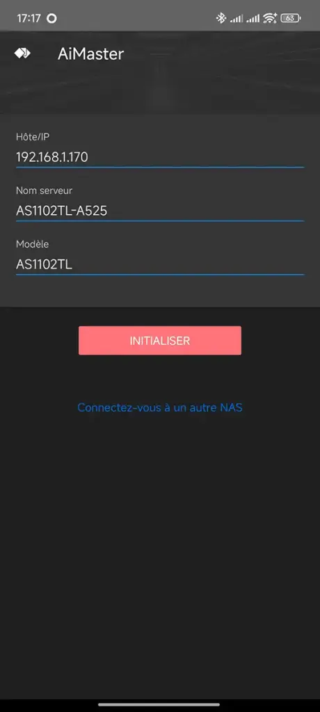 nas asustor drivestor 2 lite 2 aimaster initialisation 1