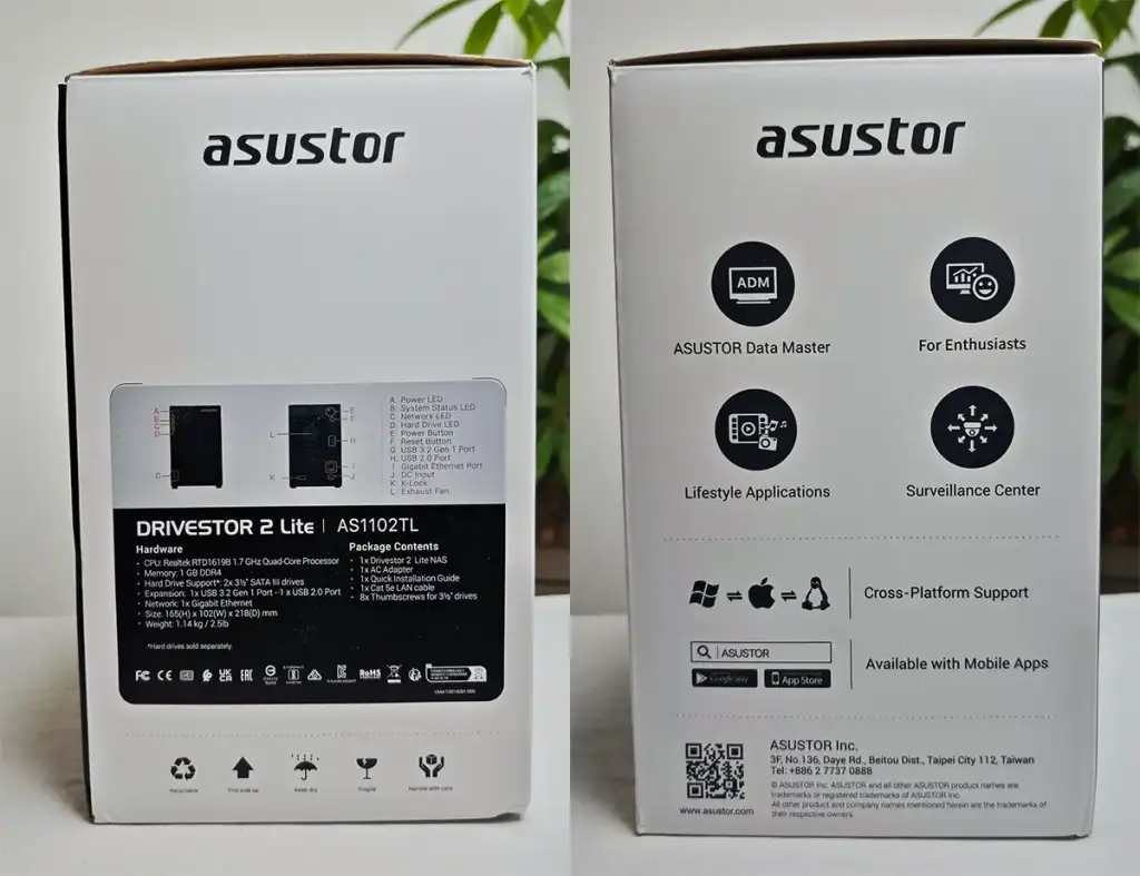 nas asustor drivestor 2 lite 2 box 3