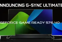 nvidia g sync driver 576 40