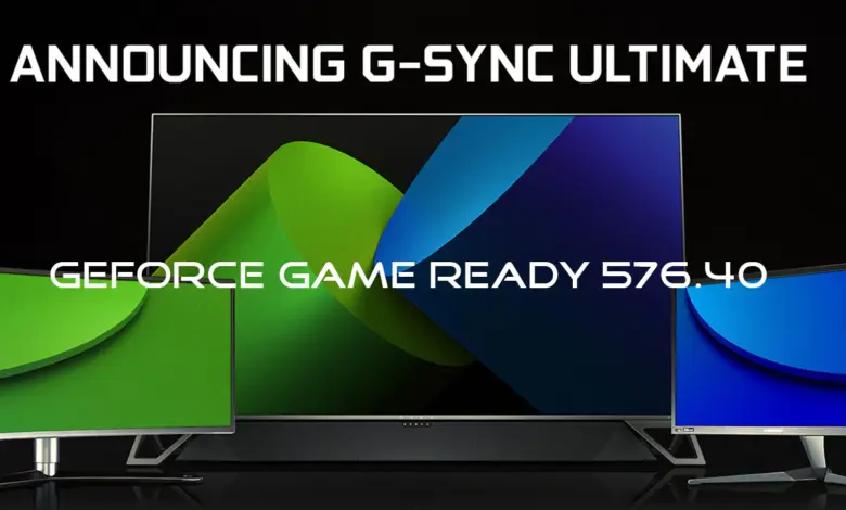 Les nouveaux écrans compatibles G-SYNC ajoutés avec le pilote 576.40 1 nvidia g sync driver 576 40