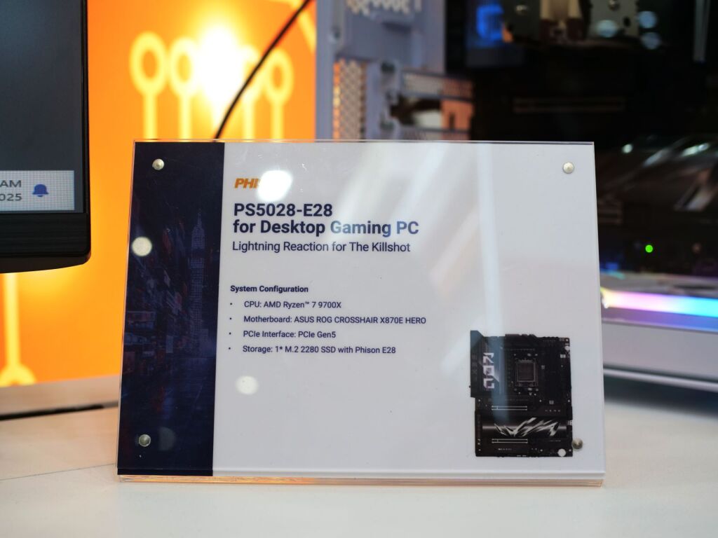 Phison E28 : un contrôleur SSD PCIe 5.0 boosté à l’IA, dévoilé au Computex 2025 4 phison ps5028 e28 ssd gen5 01