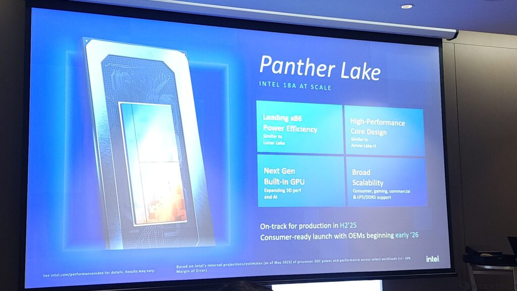 Intel Panther Lake CPUs: Un Premier Aperçu au Computex 2025 6 processeur intel panther lake 18a