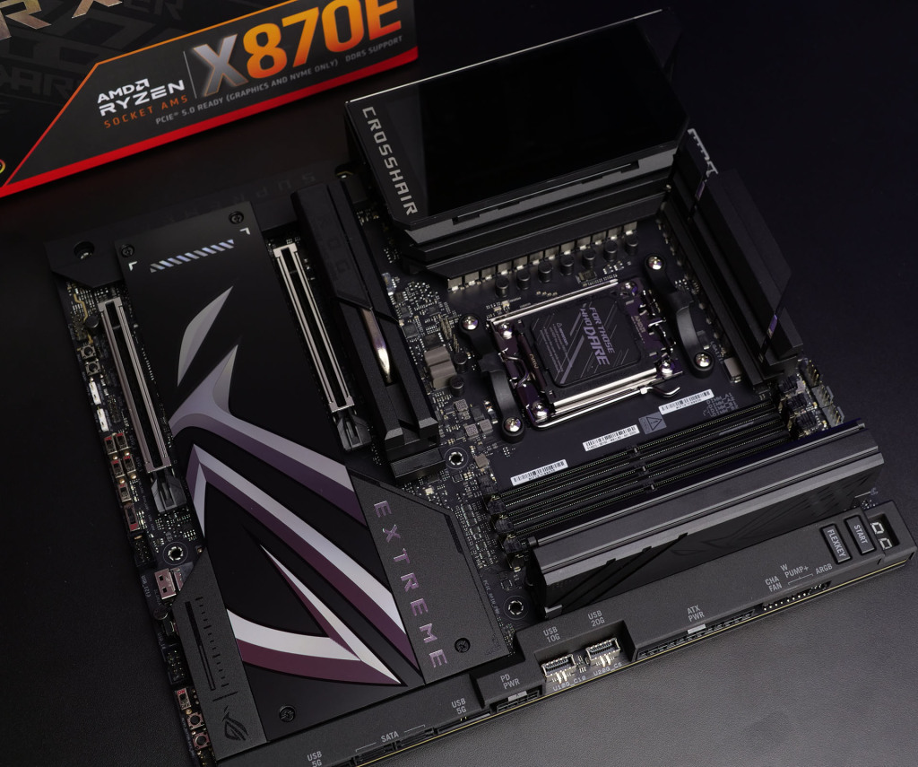 rog crosshair x870e extreme demo 02