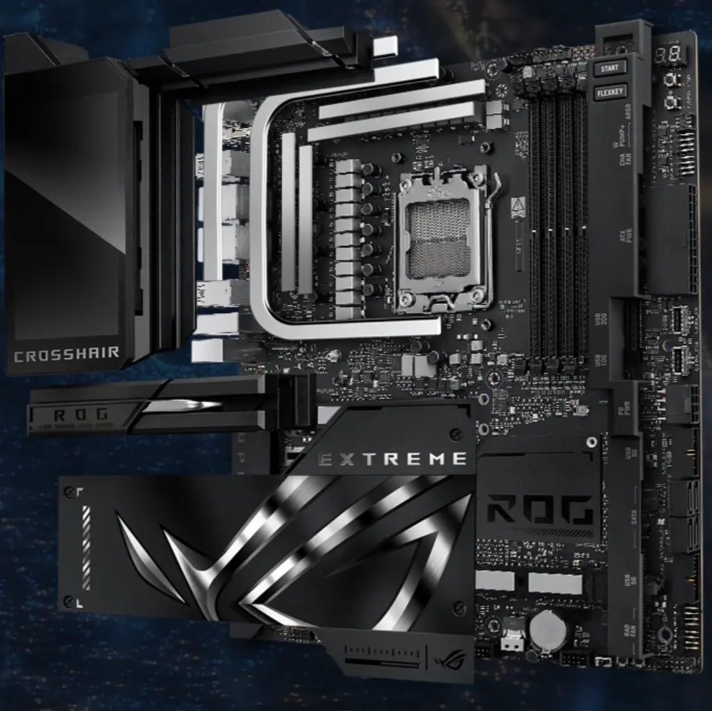rog crosshair x870e extreme heatsinks