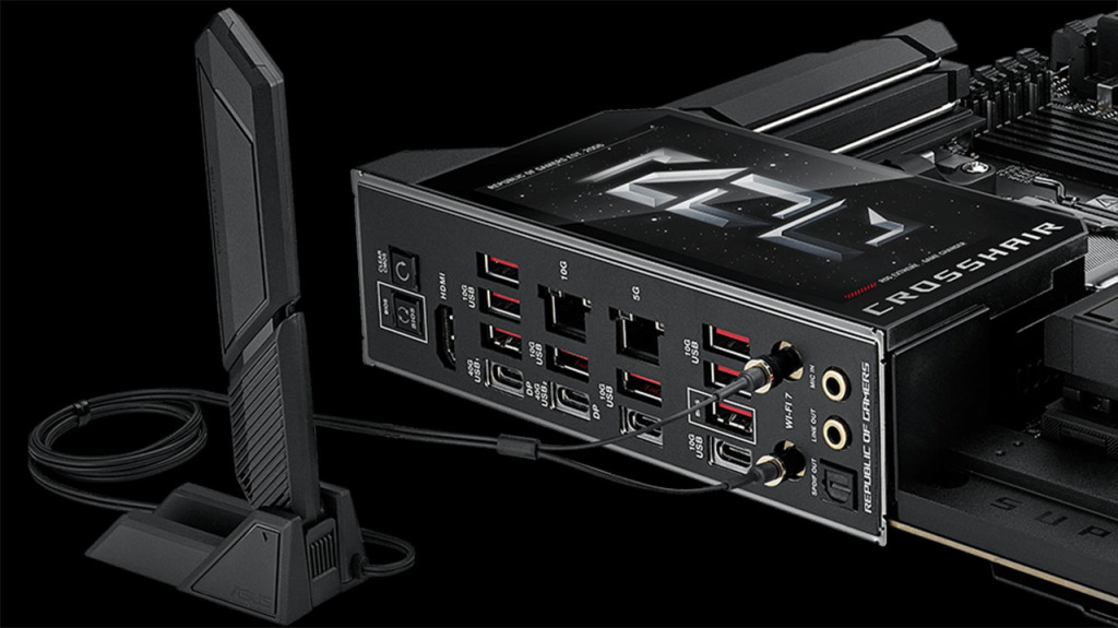 rog crosshair x870e extreme reseaux