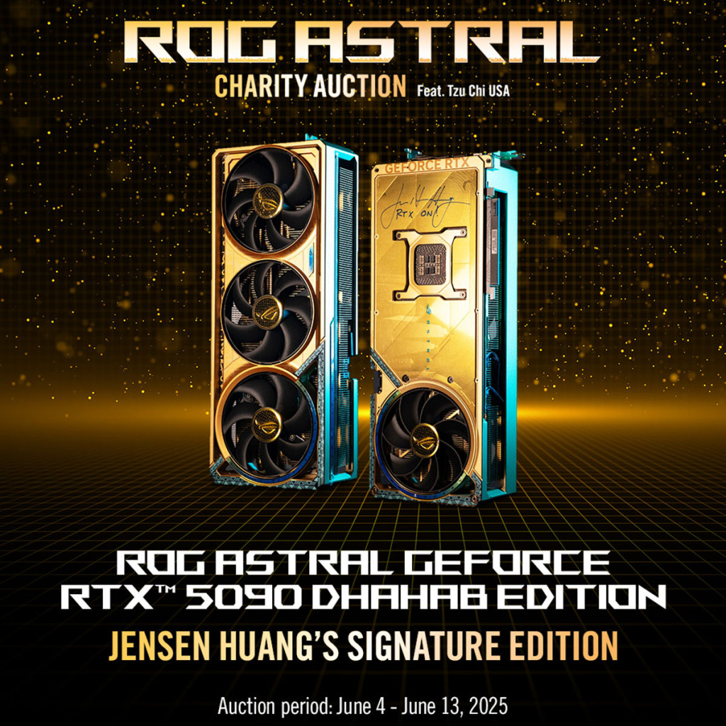 ASUS ROG Astral GeForce RTX 5090 Dhahab Édition : l’or qui coûte un rein 2 rog dahab 24200$