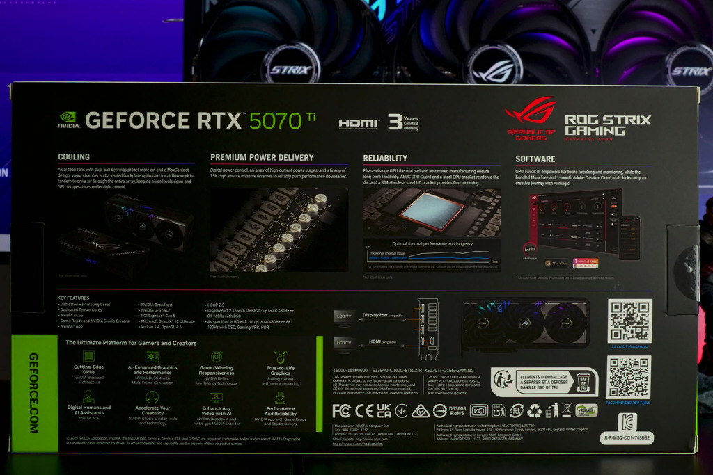 rog strix rtx5070ti o16g gaming box 02