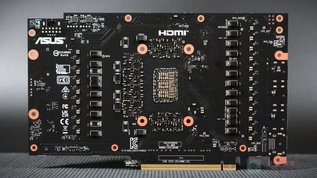 rog strix rtx5070ti o16g pcb 02