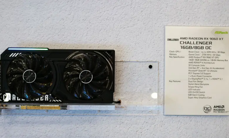 AMD RX 9060 XT : moins chère que la 5060 Ti, presque aussi rapide 1 rx 9060 xt challenger 01
