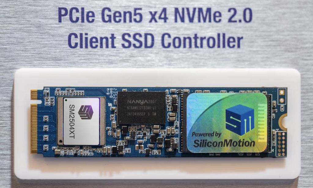 Silicon Motion au COMPUTEX 2025 : l'innovation sans complexe 2 silicon motion pcie 5 SM2504XT