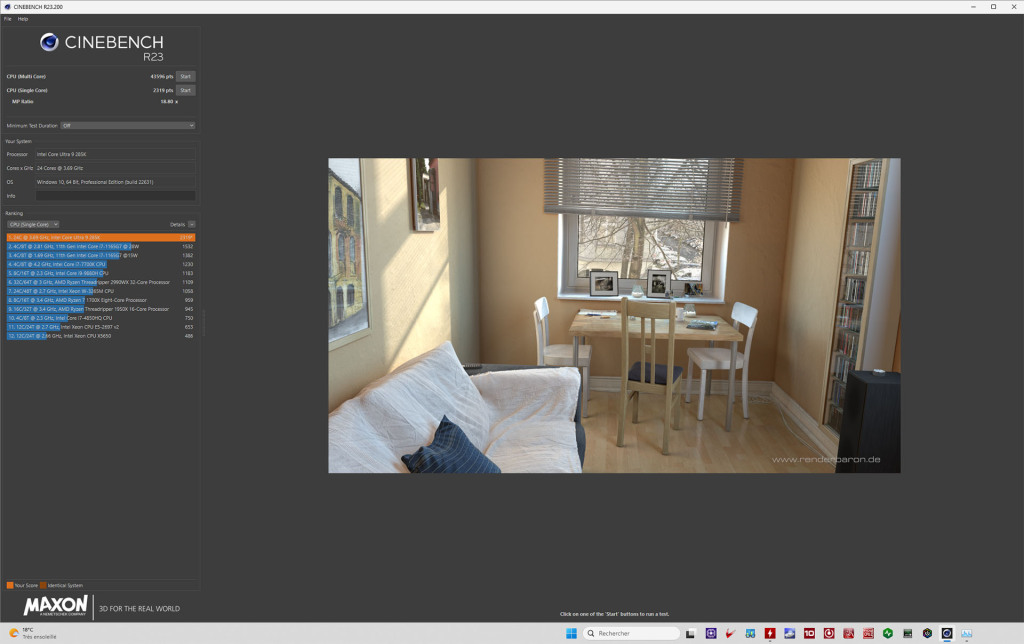 test nzxt n9 z890 cinebench r23 stage 2