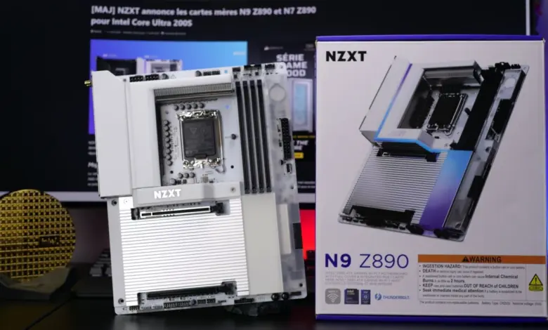 test nzxt n9 z890 white