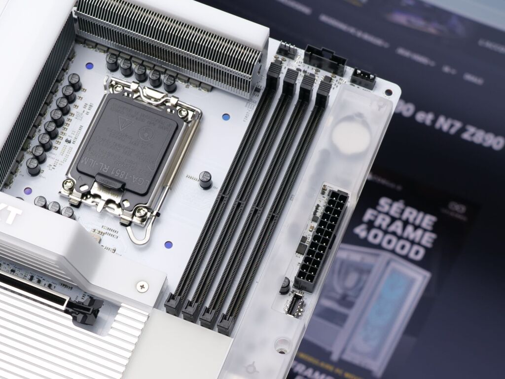 test nzxt n9 z890 white slots ddr5