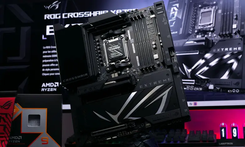 test rog crosshair x870e extreme