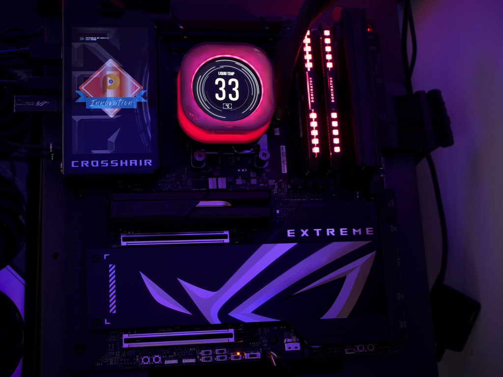 test rog crosshair x870e extreme config