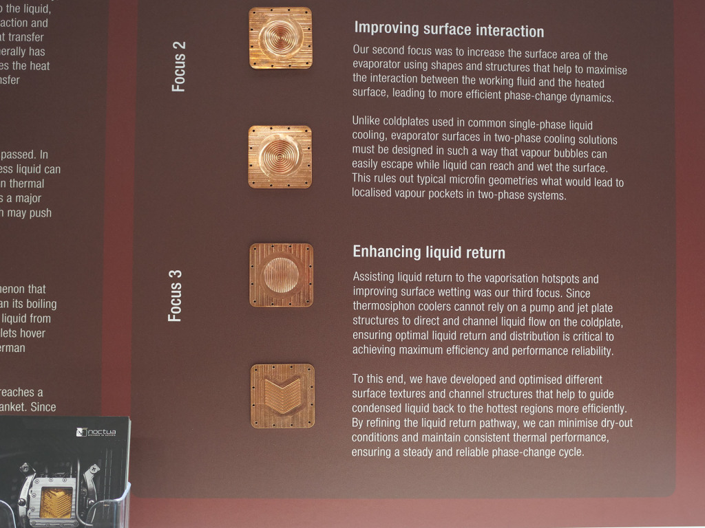 Noctua COMPUTEX 2025 : NF-A12x25 G2, AIO, Thermosiphon et éditions spéciales RTX 5080, Antec Flux, Seasonic et Pulsar 7 thermosiphon noctua calyos 02