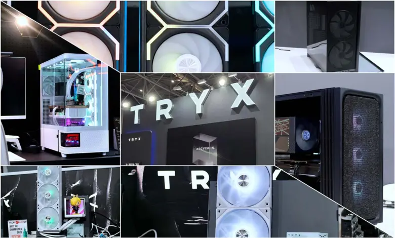 TRYX fait sensation au COMPUTEX avec des produits de pointe 1 tryx computex 2025