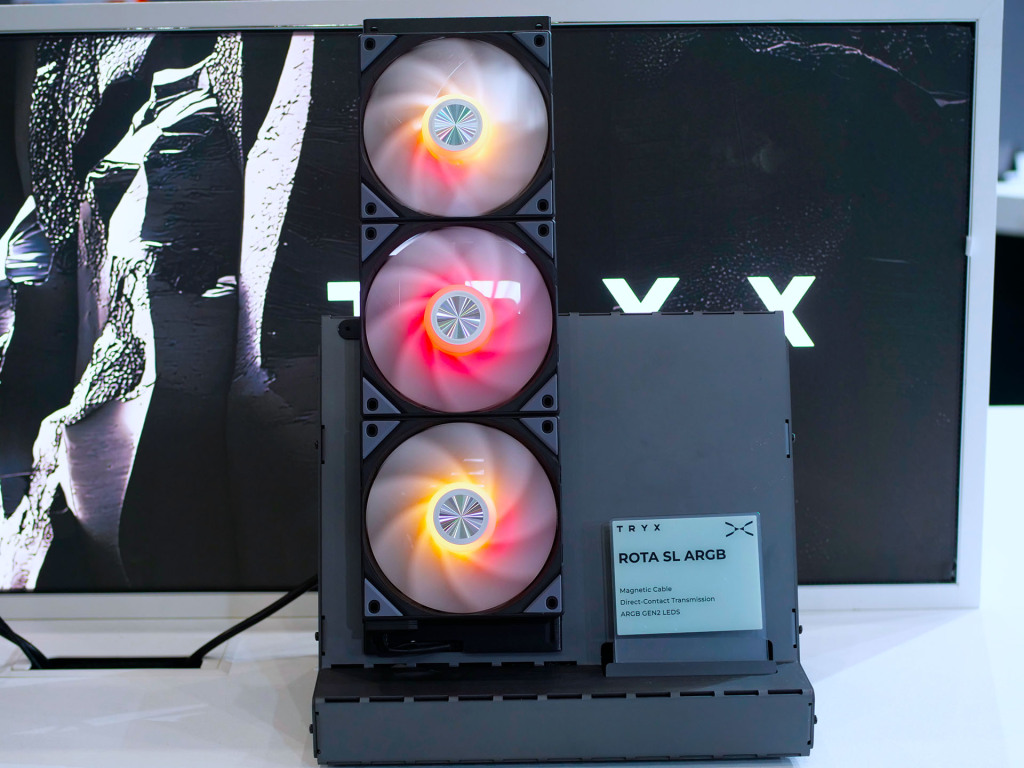 TRYX fait sensation au COMPUTEX avec des produits de pointe 10 tryx rota sl argb computex 2025