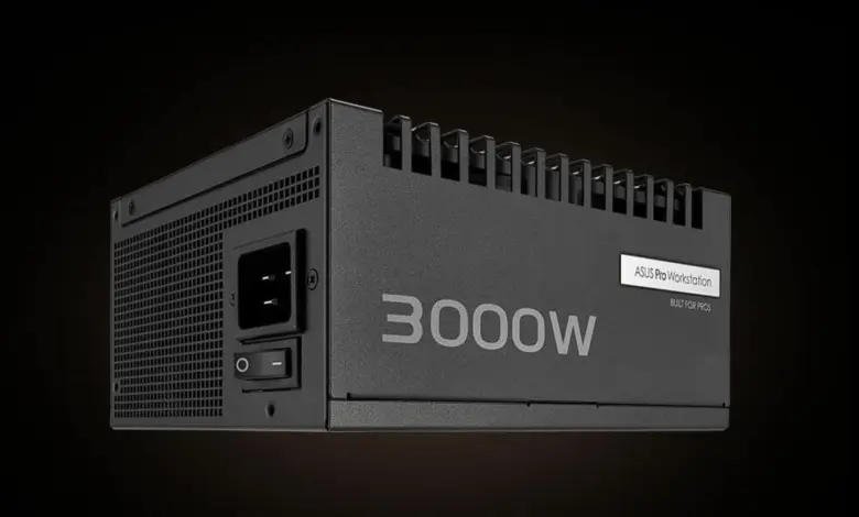 ASUS annonce les alimentations Pro WS Platinum Series : jusqu'à 3000W de puissance dans un format compact ! 1 ASUS Pro WS Platinum 3000 Couv