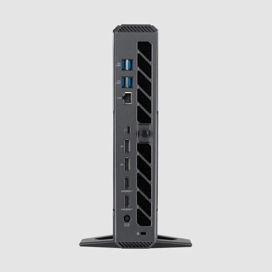 ASUS Republic of Gamers annonce le mini-PC de jeu ROG NUC (2025) 5 ASUS ROG NUC (2025) arrière
