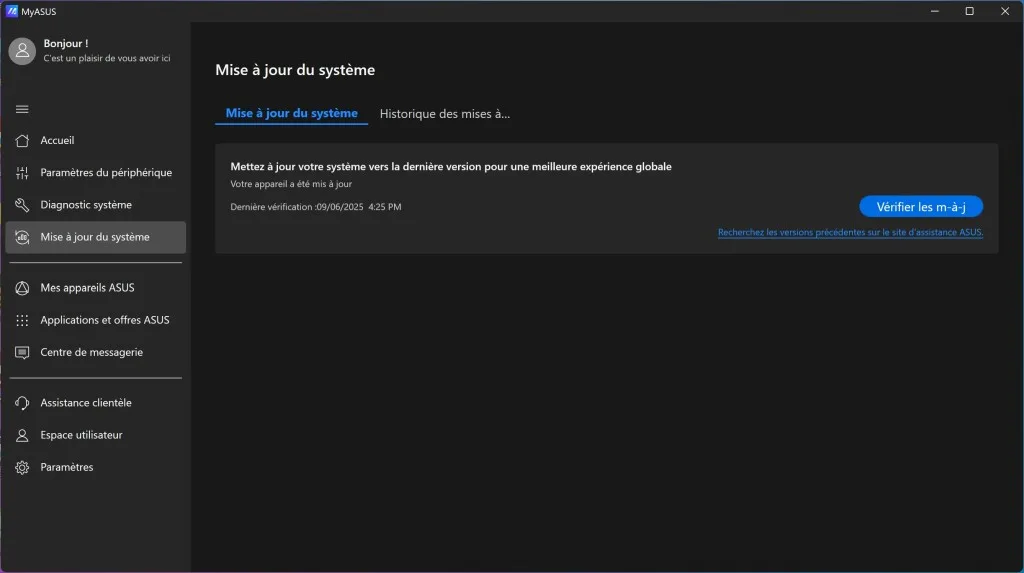 ASUS ROG Zephyrus G14 MyAsus MAJ