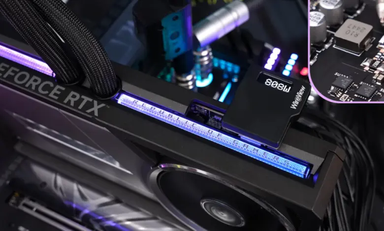 RTX 5090 shunt mod : un overclock extrême au-dessus des 800W 1 ASUS RTX5090 ROG ASTRAL SHUNT MOD 800w