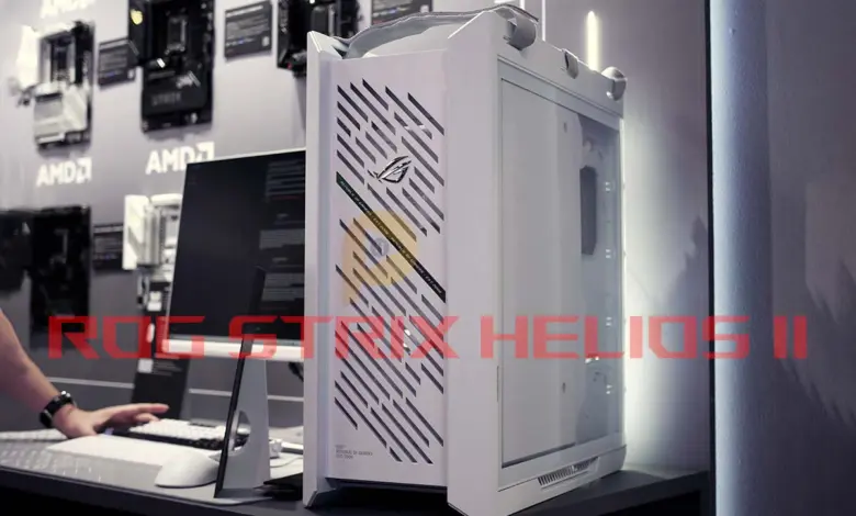 ROG Strix Helios II : Futur boîtier gaming ASUS aperçu au Computex 2025 1 Boitier pc ROG Strix Helios II 2025 heroimg