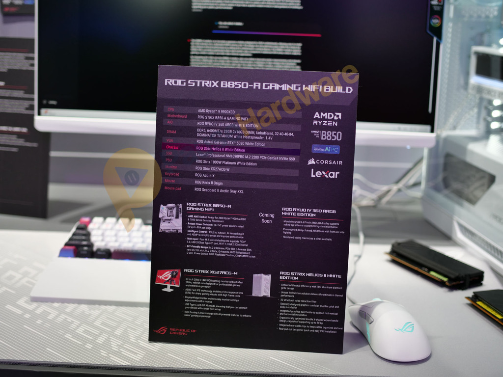 ROG Strix Helios II : Futur boîtier gaming ASUS aperçu au Computex 2025 5 Boitier pc ROG Strix Helios II computex 2025