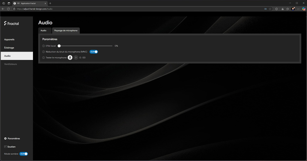 Fractal Scape logiciel gestion micro