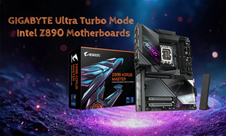 GIGABYTE active l’Ultra Turbo sur Z890 : Un pansement haut débit pour les Core Ultra 200S 1 GIGABYTE Ultra Turbo Mode z890 core ultra 200s