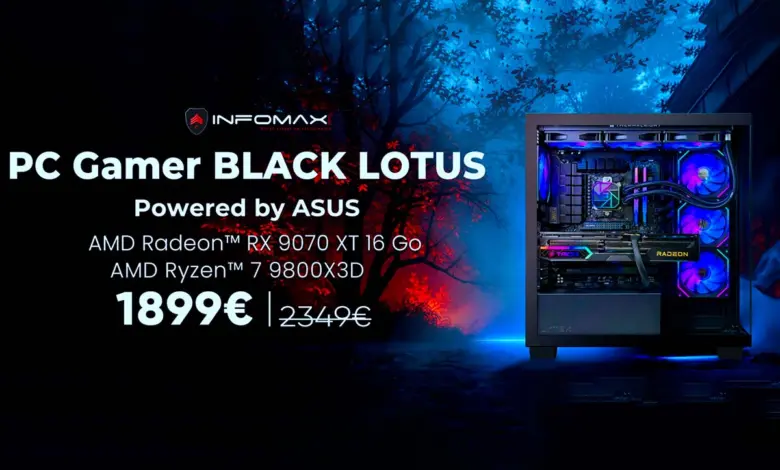 Infomax Paris pc gamer 9800x3d promo