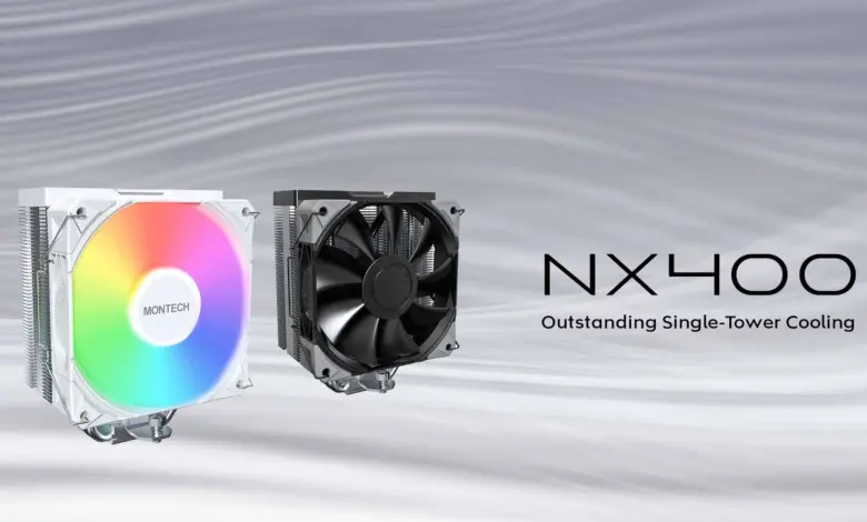 MONTECH annonce son nouveau ventirad NX400 1 MONTECH NX400 Couv