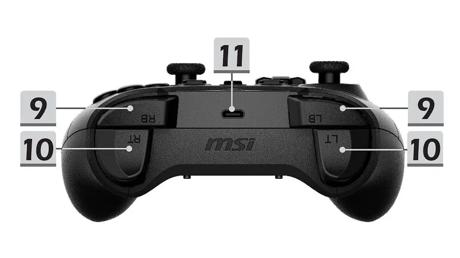 MSI FORCE GC300 Wireless boutons latéraux prise USB C
